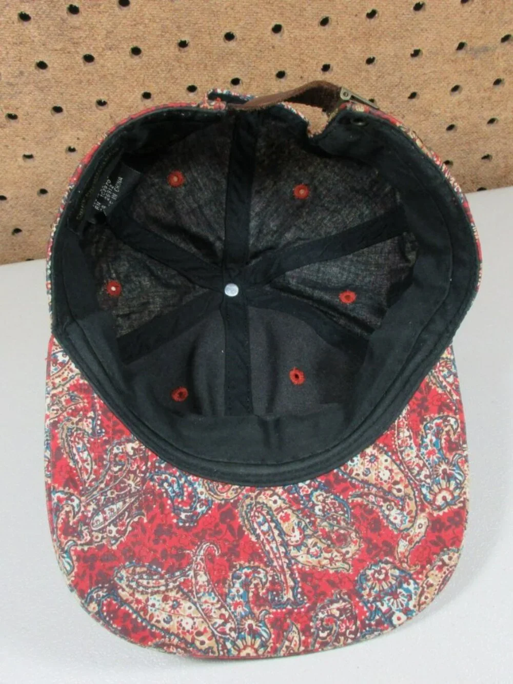 OBEY PROPOGANDA womens colorful paisley strapback hat